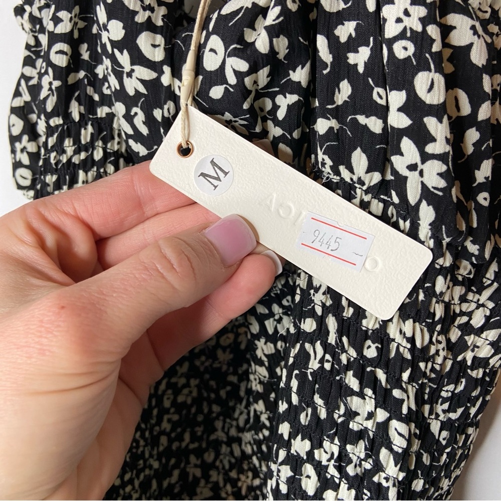 O.Vianca Ditsy Floral Strappy Mini Dress Size Medium NEW - Picture 16 of 16